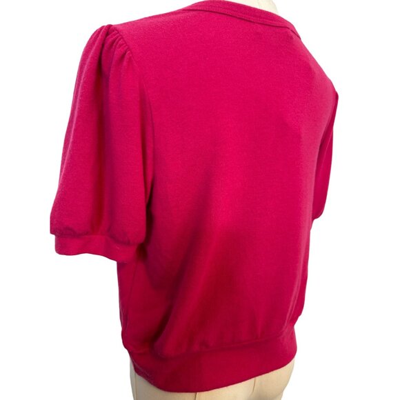 NWT Michael Stars Madison Medium Petite Brushed Jersey Elise Puff Sleeve - Picture 6 of 12